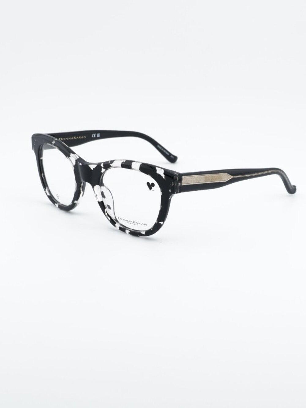 Donna Karan DO5018 010 Eyeglasses - Black Havana 49mm Cat Eye Frame